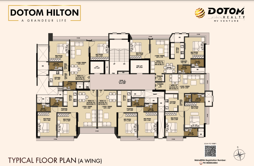 Dotom Hilton Floor Plan