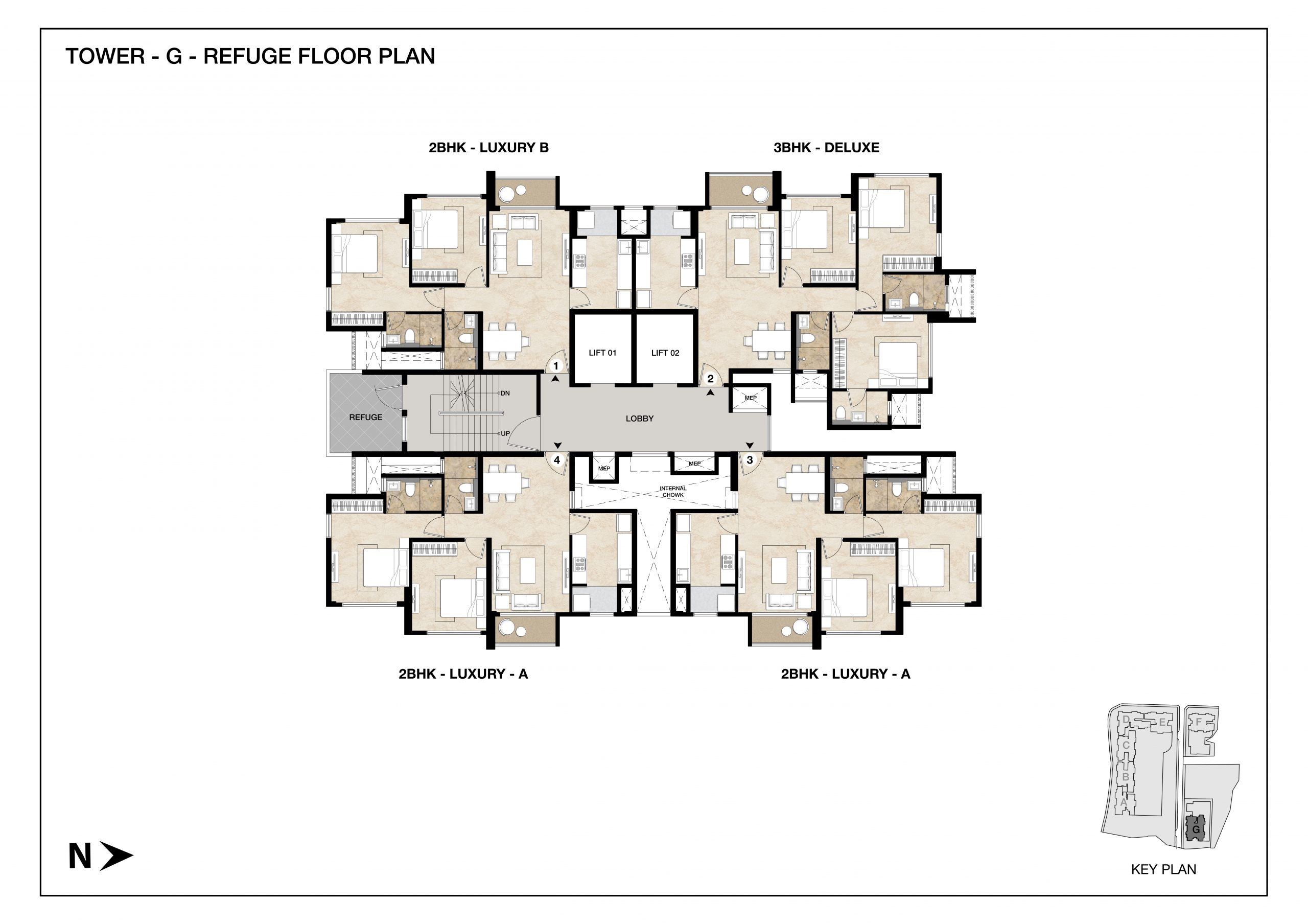 Mahindra Marina64 Floor Plan